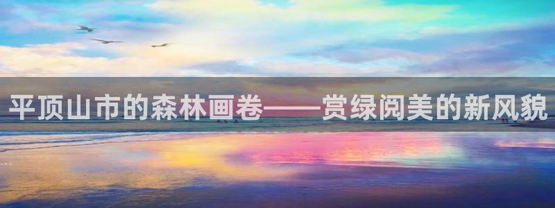新 宝gg：平顶山市的森林画卷——赏绿阅美的新风貌